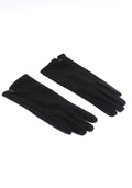 JA360 Black Faux Suede Gloves
