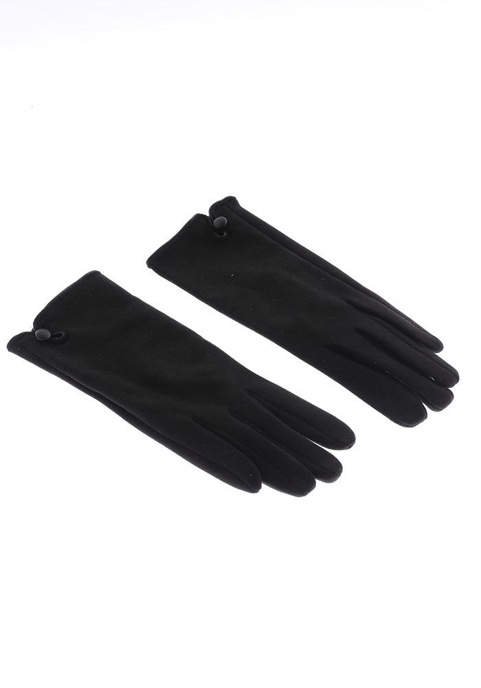JA360 Black Faux Suede Gloves