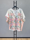 VLEFSBS Cotton Eyelet Floral Set Blush