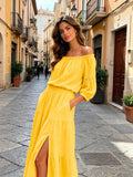 VLCSGYL Cotton Gauze Set Lemon Yellow