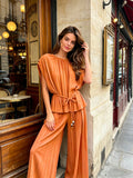 VLSPSON Modern Spring Summer Set Orange