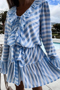 R507 Loowie Dress with Stripes Pattern