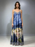 CRSNNV Starry Night Maxi Dress Navy