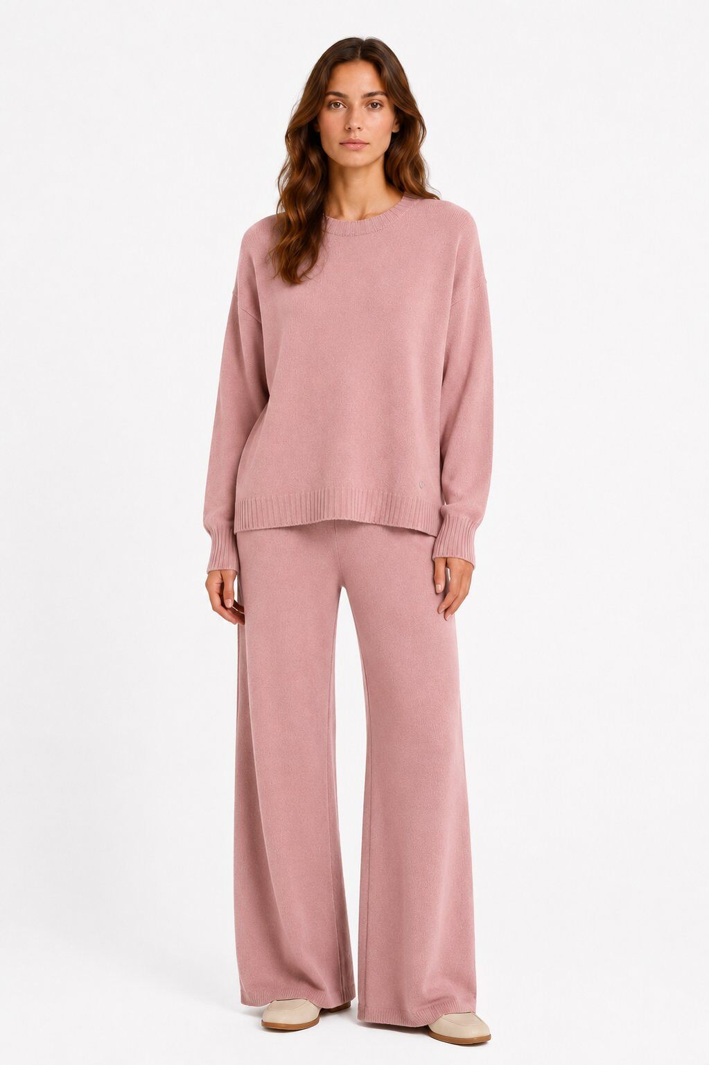 LU17 Blush Oversize Knit Set