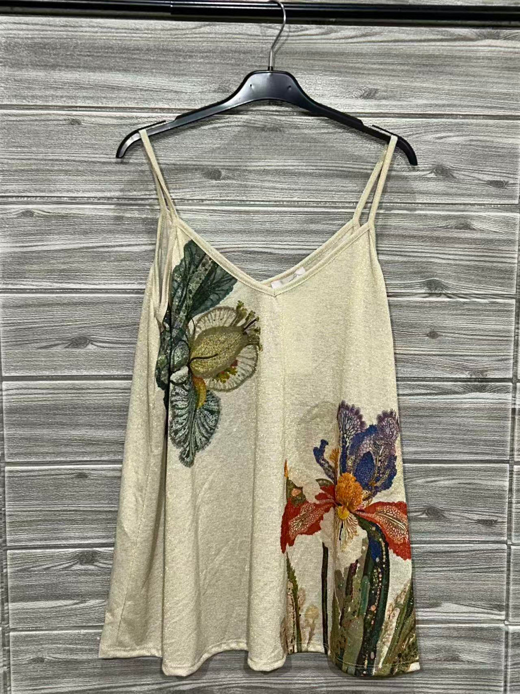 ZOPTGR Printed Top Green