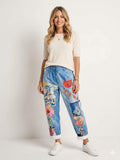 ZOPJBJ Printed Jeans Jeans