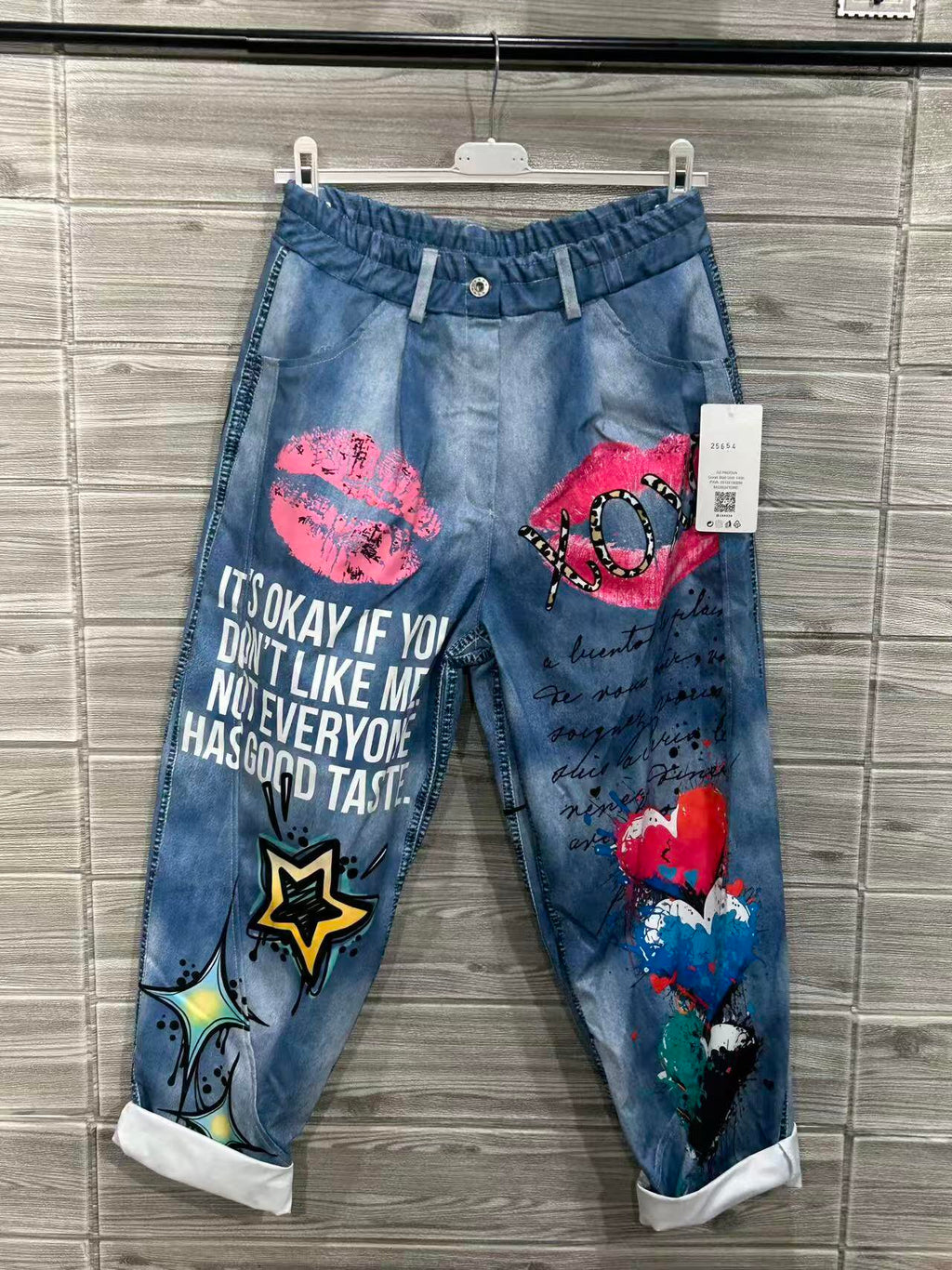 ZOPJAJ Printed Jeans Jeans