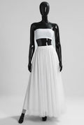 ELT8 White Tulle Skirt