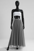 ELT6 Light Grey Tulle Skirt