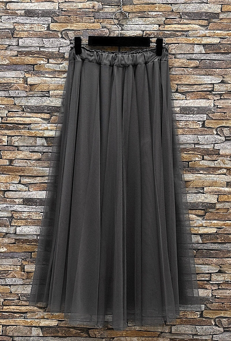 ELT5 Dark Grey Tulle Skirt