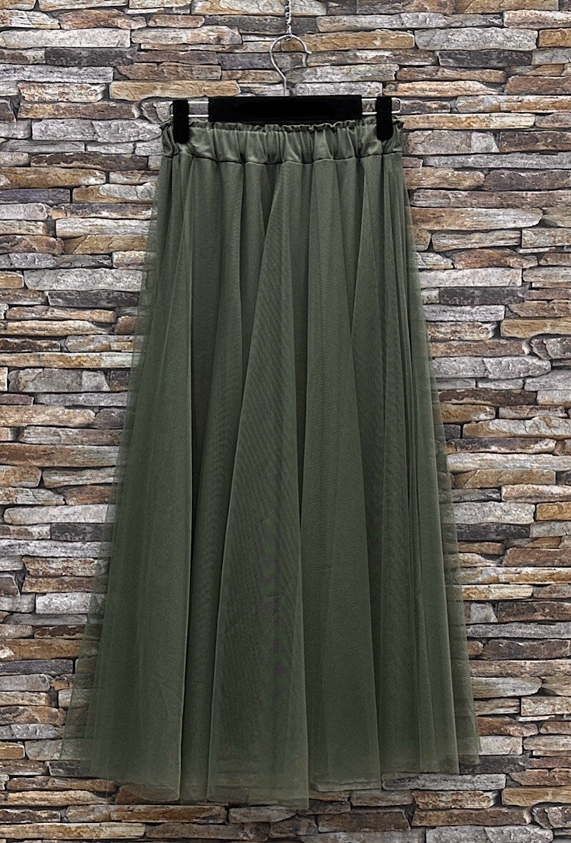 ELT3 Khaki Tulle Skirt