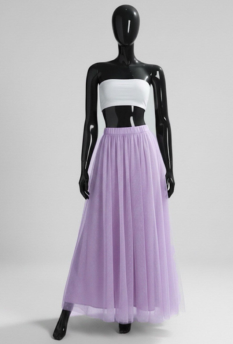 ELT10 Lilac Tulle Skirt