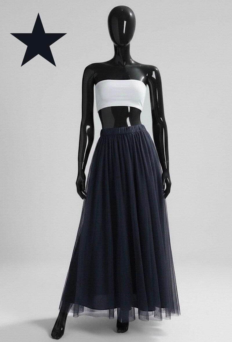 ELT4 Navy Tulle Skirt