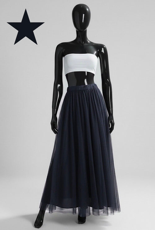 ELT4 Navy Tulle Skirt