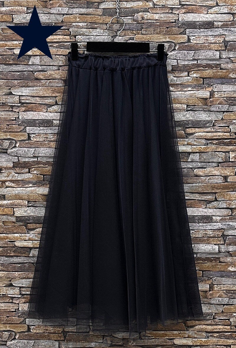 ELT4 Navy Tulle Skirt
