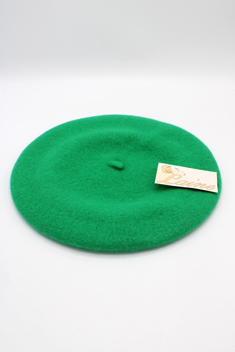HO5020 Classic Wool Beret - Green 2