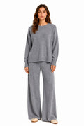 LU9 Grey Oversize Knit Set