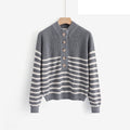 LUBB3 Grey Breton Sweater