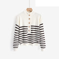 LUBB4 White Breton Sweater