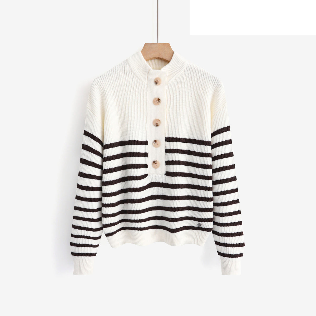 LUBB4 White Breton Sweater