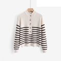 LUBB5 Ivory Breton Sweater