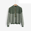 LUBB7 Khaki Breton Sweater
