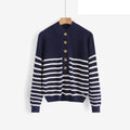 LUBB8 Navy Breton Sweater