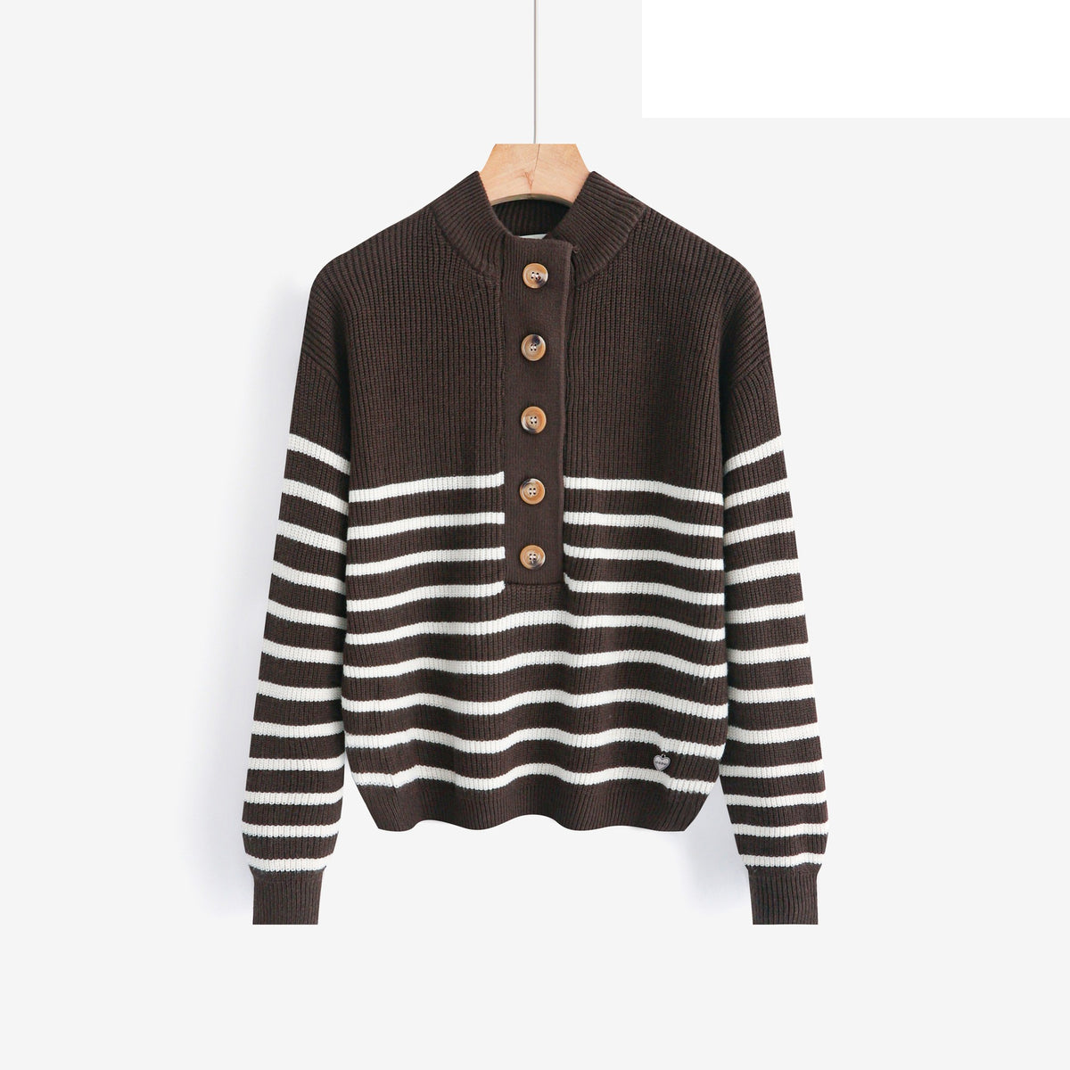 LUBB9 Coffee Breton Sweater