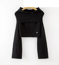 LUBS3 Black Bardot Sweater