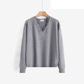 LUVL3 Grey Lace-Trim Sweater