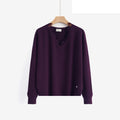 LUVL8 Purple Lace-Trim Sweater