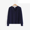 LUVL9 Navy Lace-Trim Sweater