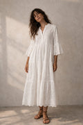 LUEBY Dress in Eyelet Lace