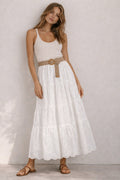 LUEBY Long Skirt in Eyelet Lace Style 2