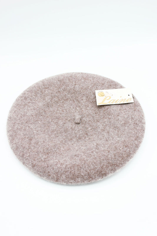 HO5020 Classic Wool Beret - Beige 5