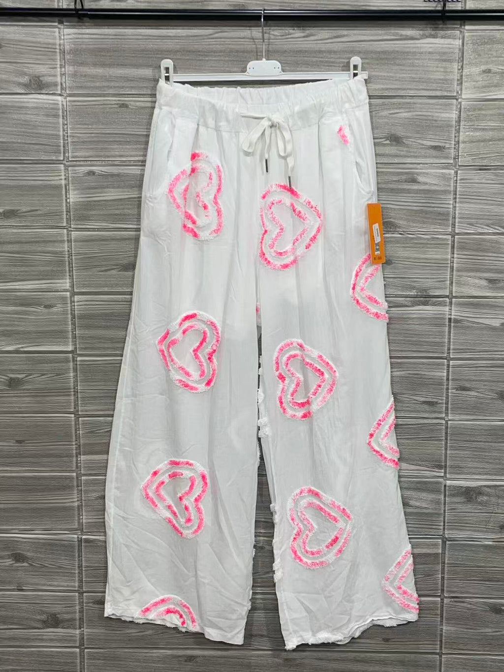 ZOFCPBL Floral Cotton Pants Blush