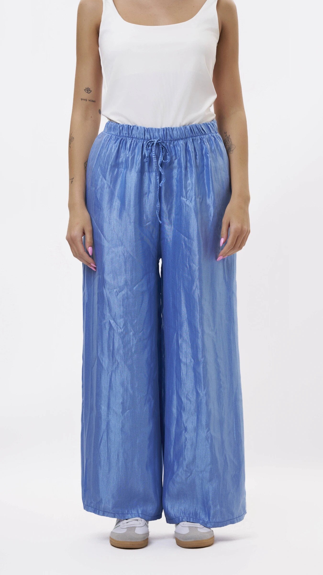 ESTSPRB Satin Pants Royal Blue