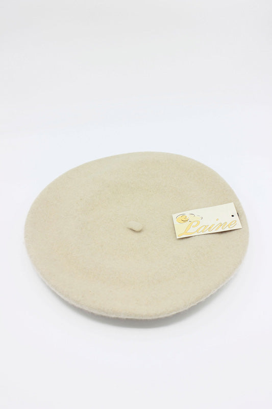 HO5020 Classic Wool Beret - Beige 4