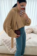 ESTSC5 Beige Scarf Knit Sweater