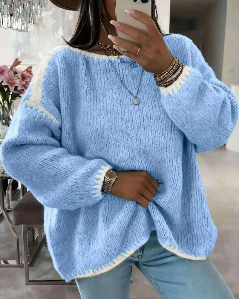 ESTMOH8 Light Blue Mohair Sweater