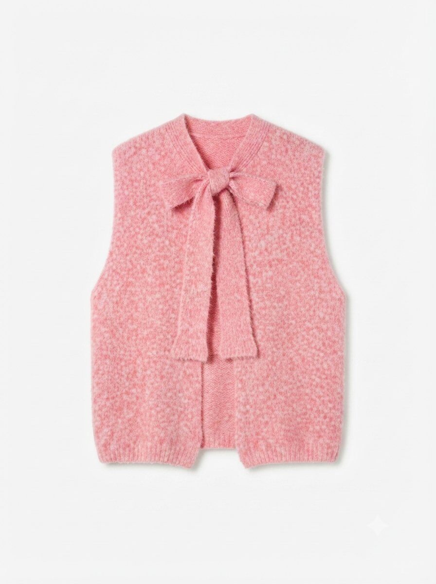 pull-sans-manches-en-alpaga-avec-fente-et-cordon-au-dos rose 6a723122d0c57