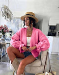 ESTWC5 Pink Wool Cardigan