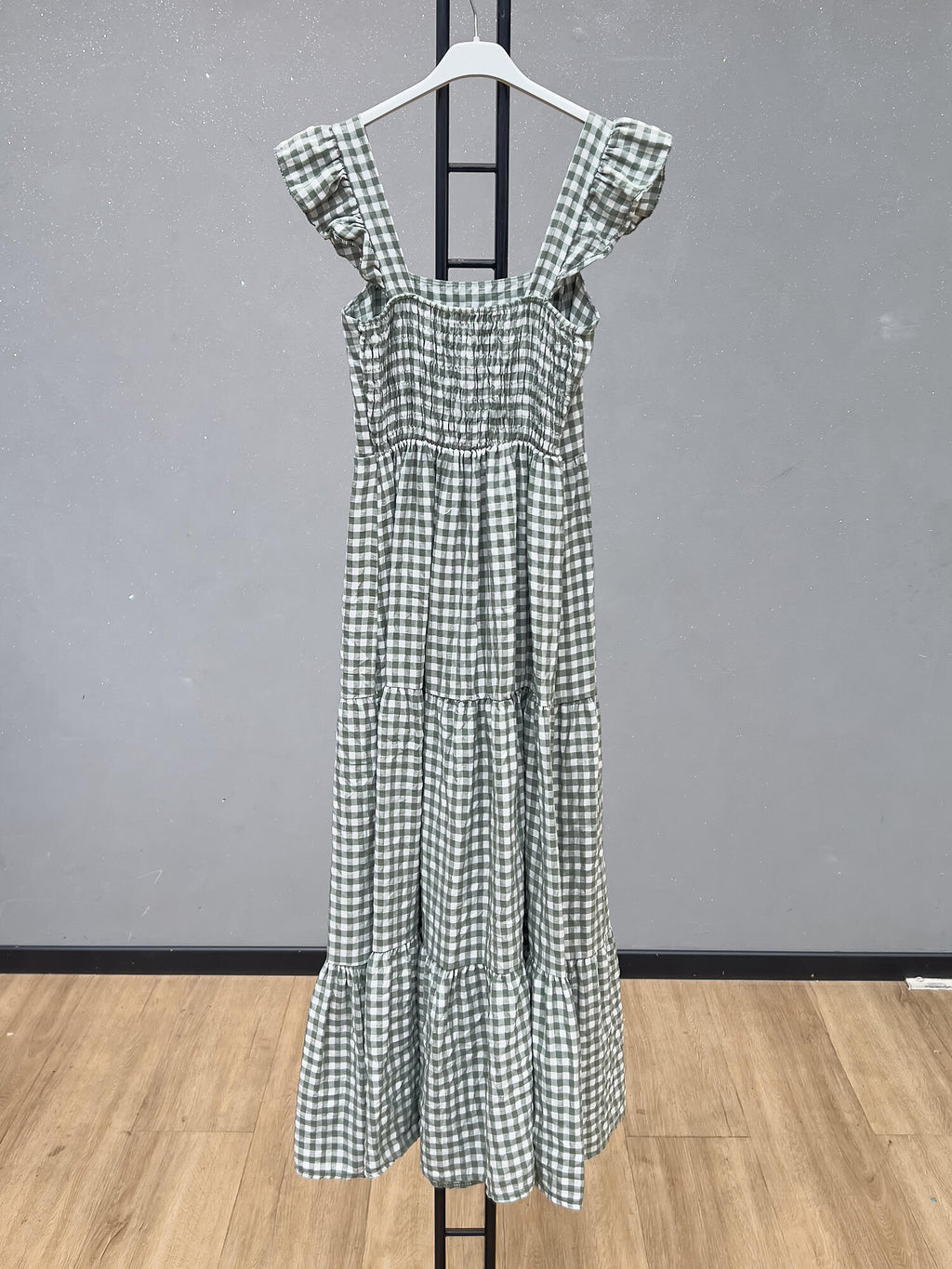 VLPDCKH Casual Plaid Dress Khaki