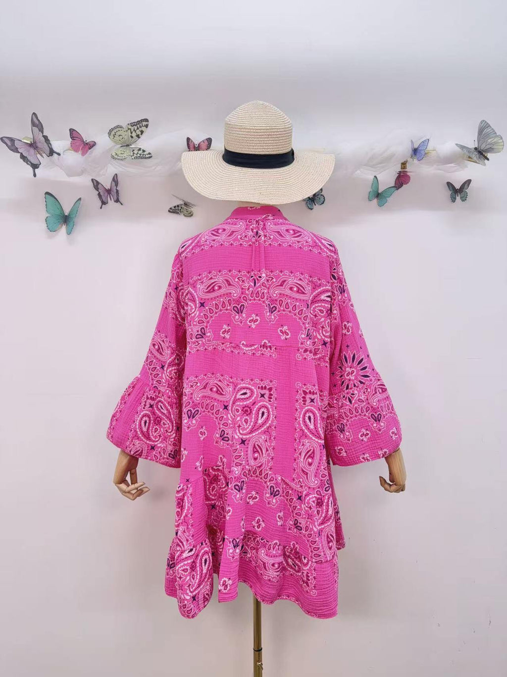 Loowie Short Dress in Fuchsia