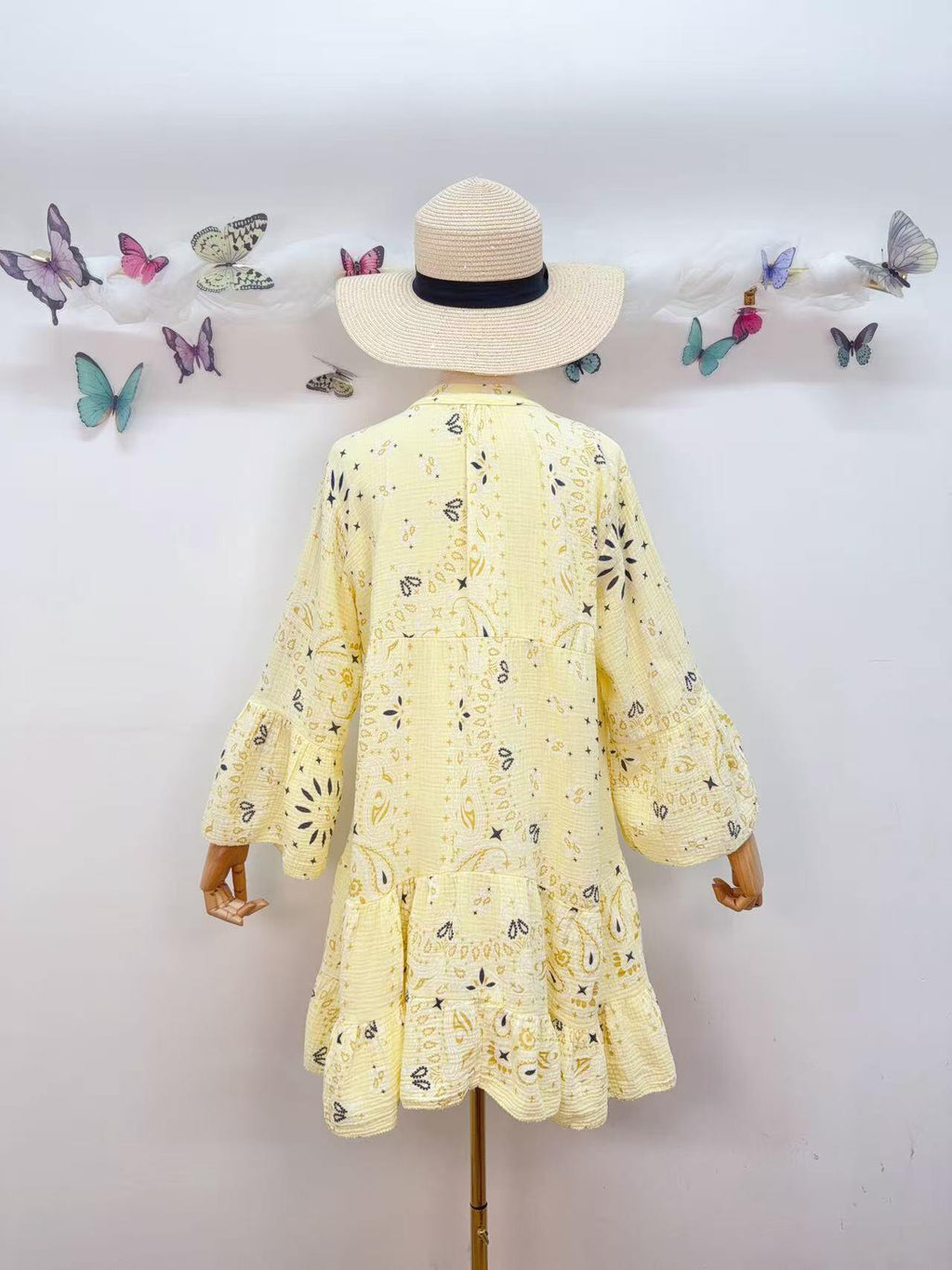 Loowie Short Dress in Yellow