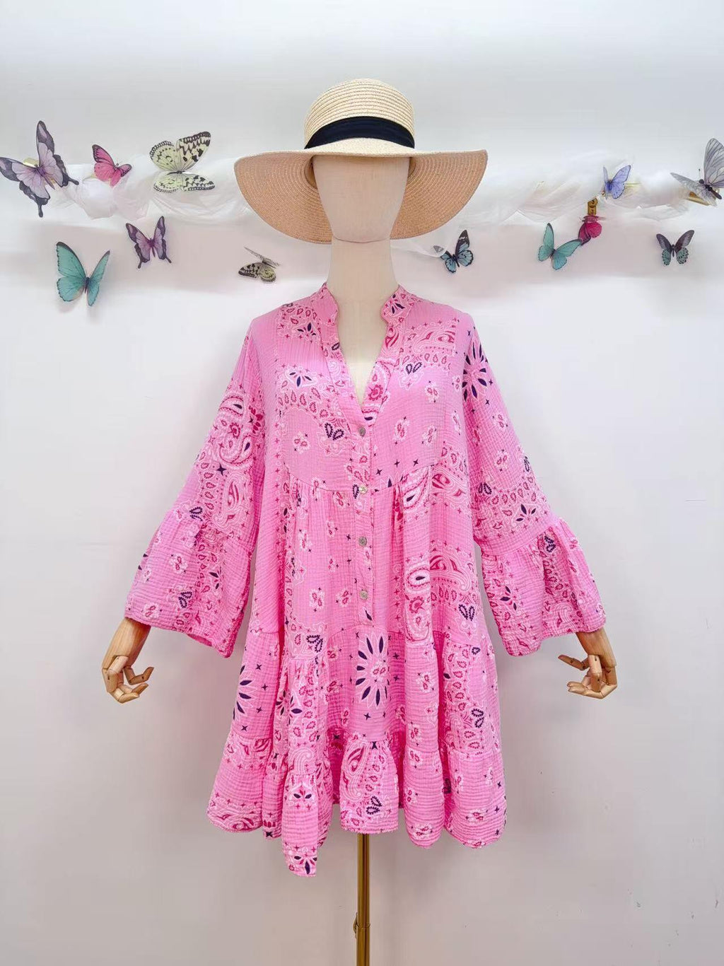 Loowie Short Dress in Pink