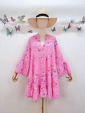 Loowie Short Dress in Pink