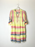 TDBPM Boho Print Mini Dress — Yellow