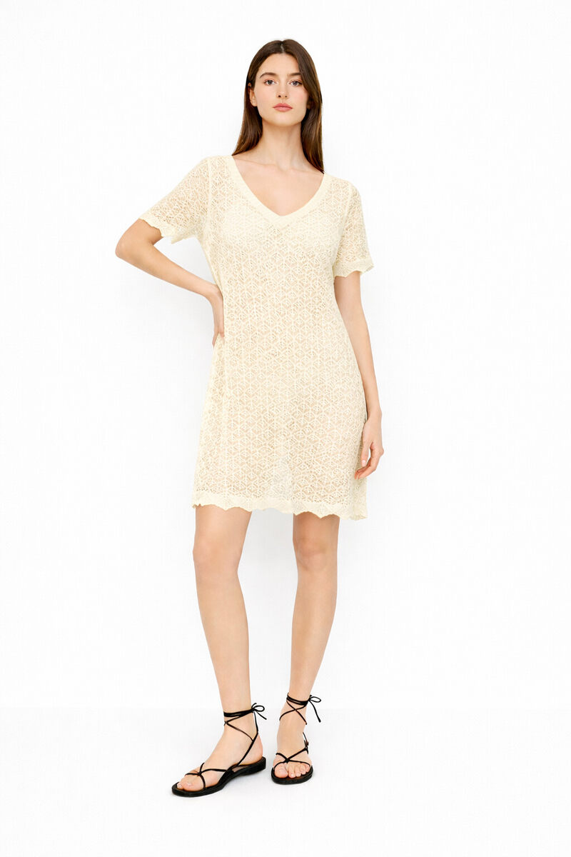 LUYBWT Crochet Dress Cotton One Size S/M