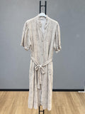 VLDGEIV Eyelet Gauze Dress Ivory